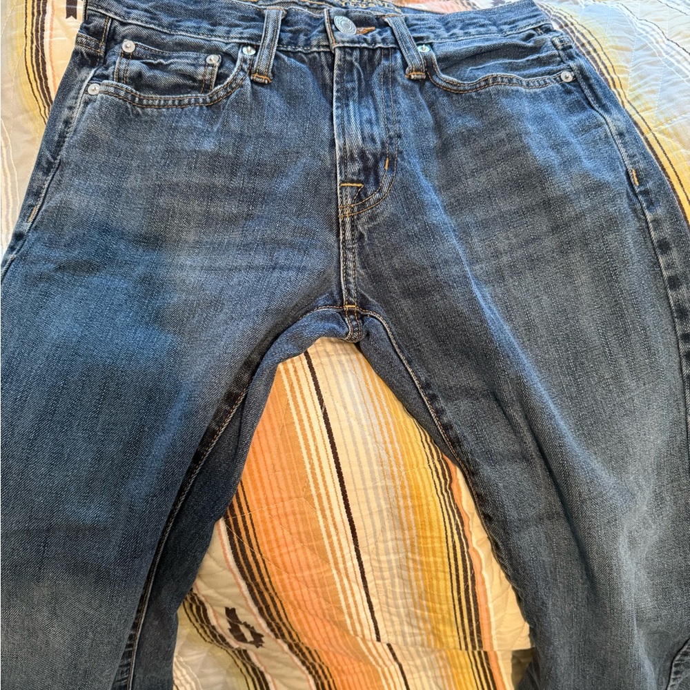 American Eagle Outfitters Dark Blue Straight Jeans